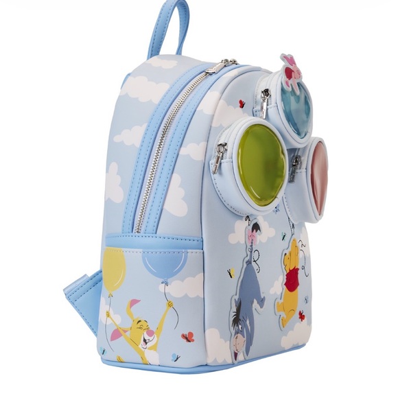 Loungefly Disney Winnie the Pooh Blue Balloon Mini Backpack - Picture 5 of 8